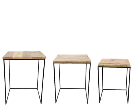 Kaemingk 40cm Mangowood Indoor Side Table