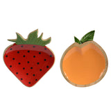 Kaemingk 25cm Fruit Enamel Decorative Plate (Chocie of 2)