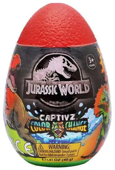 Jurassic World Captivz Colour Chnage Slim Mystery Egg