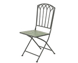 Decoris Averio 2-Seater Square Mosaic Stone Iron Bistro Set