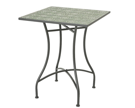 Decoris Averio 2-Seater Square Mosaic Stone Iron Bistro Set