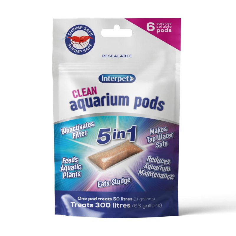 Interpet Clean Aquarium Pods (6 Pack)
