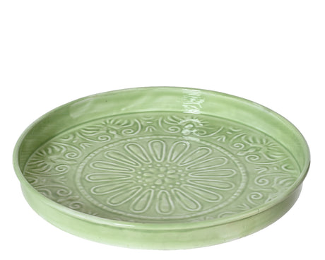 Kaemingk 32cm Decorative Plate Iron with Enaml Finsih