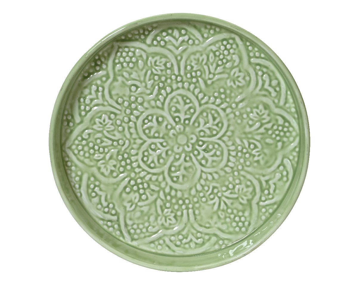 Kaemingk 22cm Decorative Plate Iron with Enaml Finsih