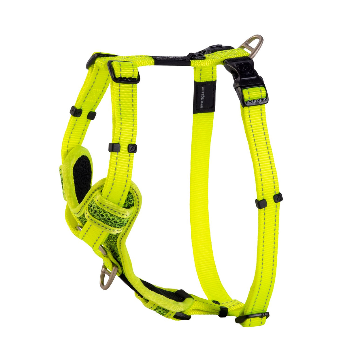Rogz 75cm Control Harness Dayglo Large
