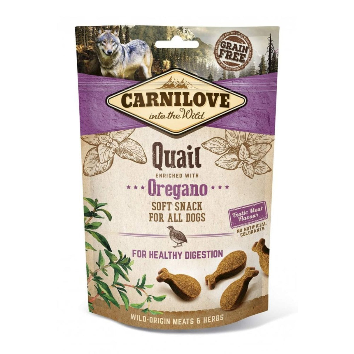 Carnilove 200g Quail with Oregano Dog Treats