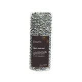 Decoris 10m Plastic Bead Christmas Garland - Silver