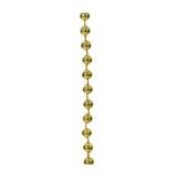 Decoris 10m Gold Plastic Bead Christmas Garland
