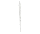 Decoris 20cm Frosted Glass Icicle (Pack of 3)
