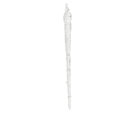 Decoris 20cm Frosted Glass Icicle (Pack of 3)