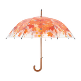 Fallen Fruits 94cm Transparent Autumn Leaves Umbrella
