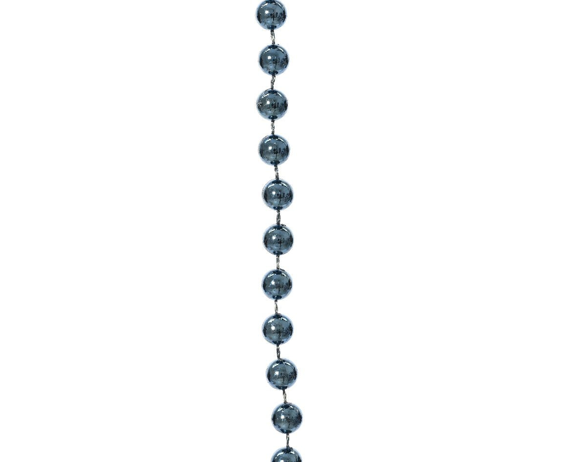 Decoris 10m Plastic Bead Garland - Blue