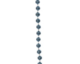 Decoris 10m Plastic Bead Garland - Blue