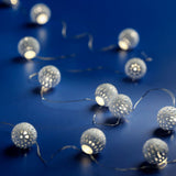 Lumineo 12 Micro LED Moroccan Balls String Lights (Choice of 4) (1.1m)