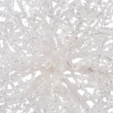 Decoris 23cm White Poinsettia