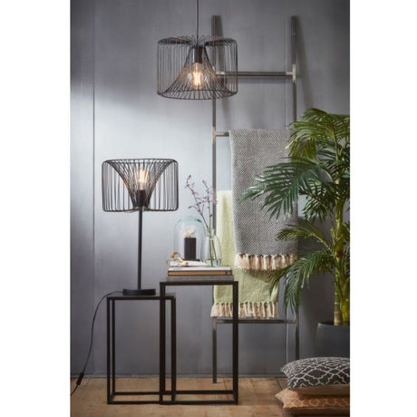 Mica Decorations 55cm Black GOA Side Table