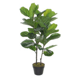 Mica Decorations 100cm Artificial Ficus Lyrata in Pot