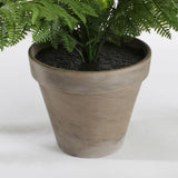 Mica Decorations 50cm Green Artificial Fren in Pot