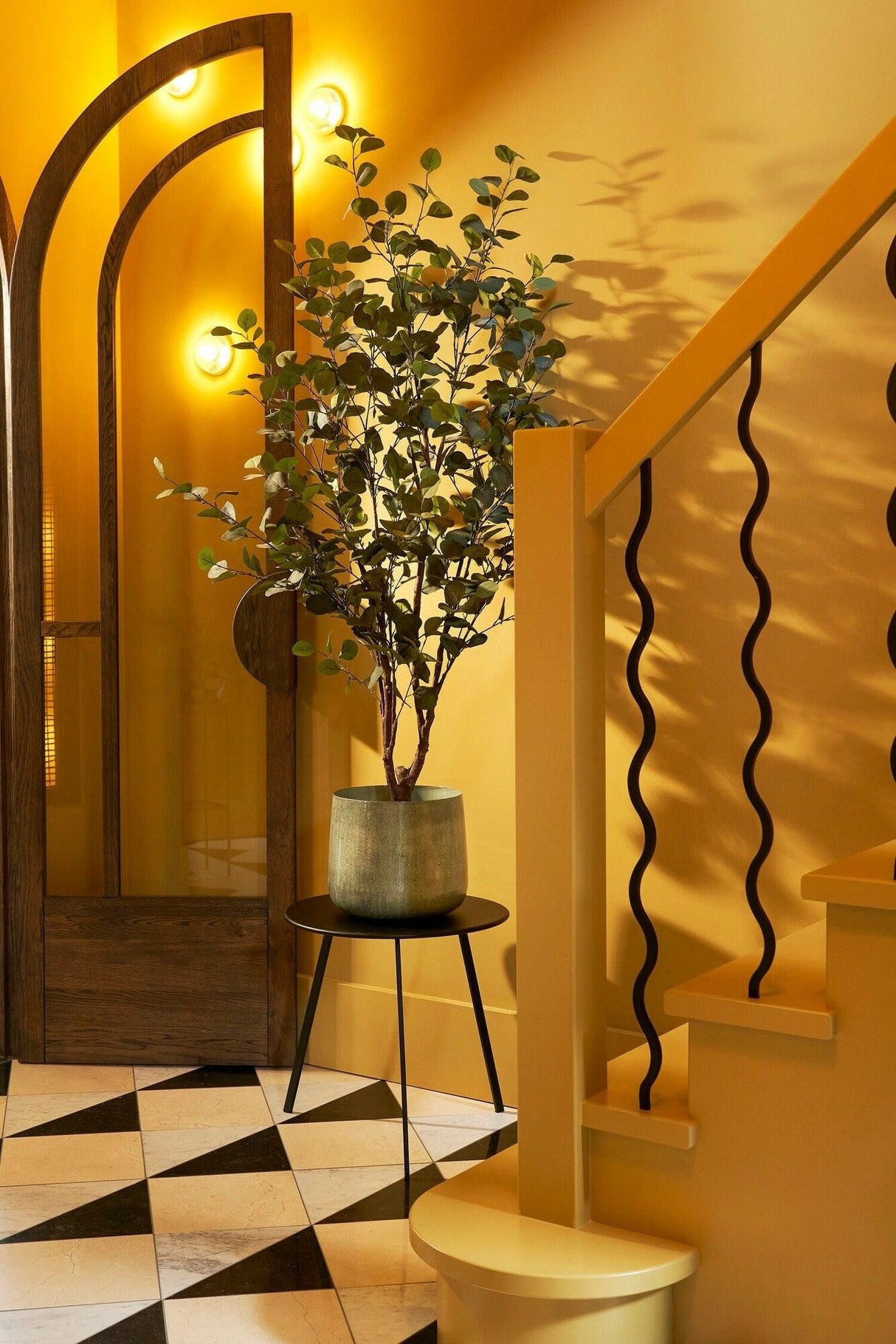 Mica Decorations 37cm x 32cm Grey Benson Indoor Pot