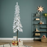 Everlands 2.1m (7ft) Snowy Alpine Fir Artificial Christmas Tree