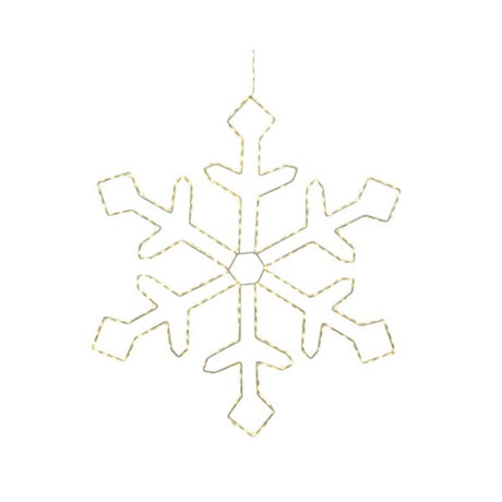 Lumineo 37cm Micro LED Metal Frame Snowflake
