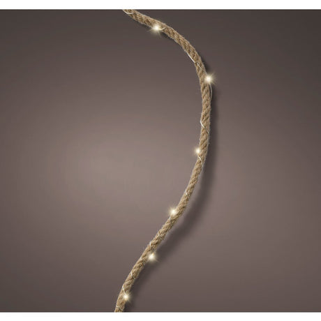 Lumineo 60 Warm White LED Micro Wire Rope Light (3m)