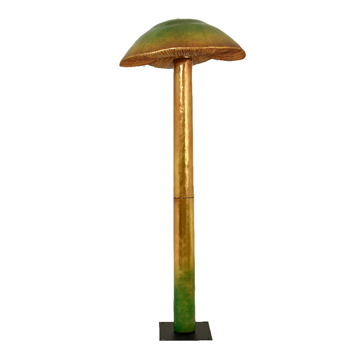 Decoris 240cm Green/Gold Poly Fibre Mushroom Large Ornament
