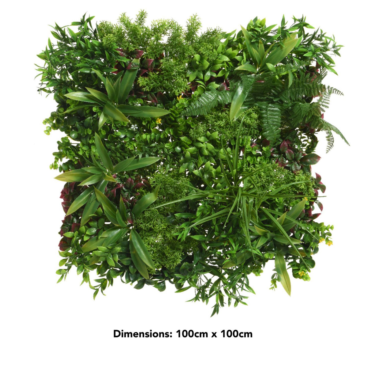 Decoris 100cm Green Foliage Wall Art