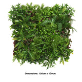Decoris 100cm Green Foliage Wall Art