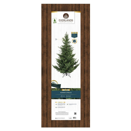 Everlands 2.1m (7ft) Norway Spruce Artificial Christmas Tree
