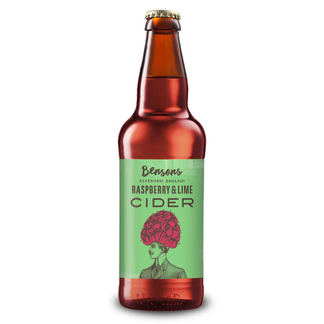 Starfall Cider Raspberry Bensons Eccentric Raspberry & Lime Cider 500ml – Old Railway Line ...