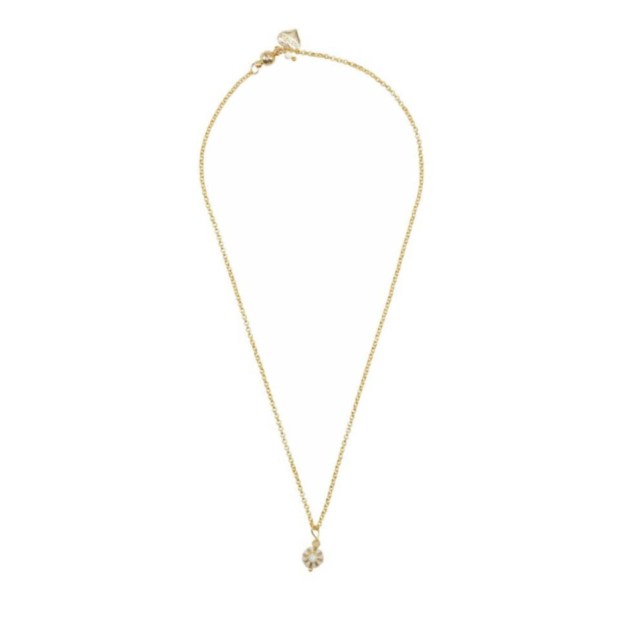 Rosie Fox Gold Quartz Gemstone Belle chain Necklace