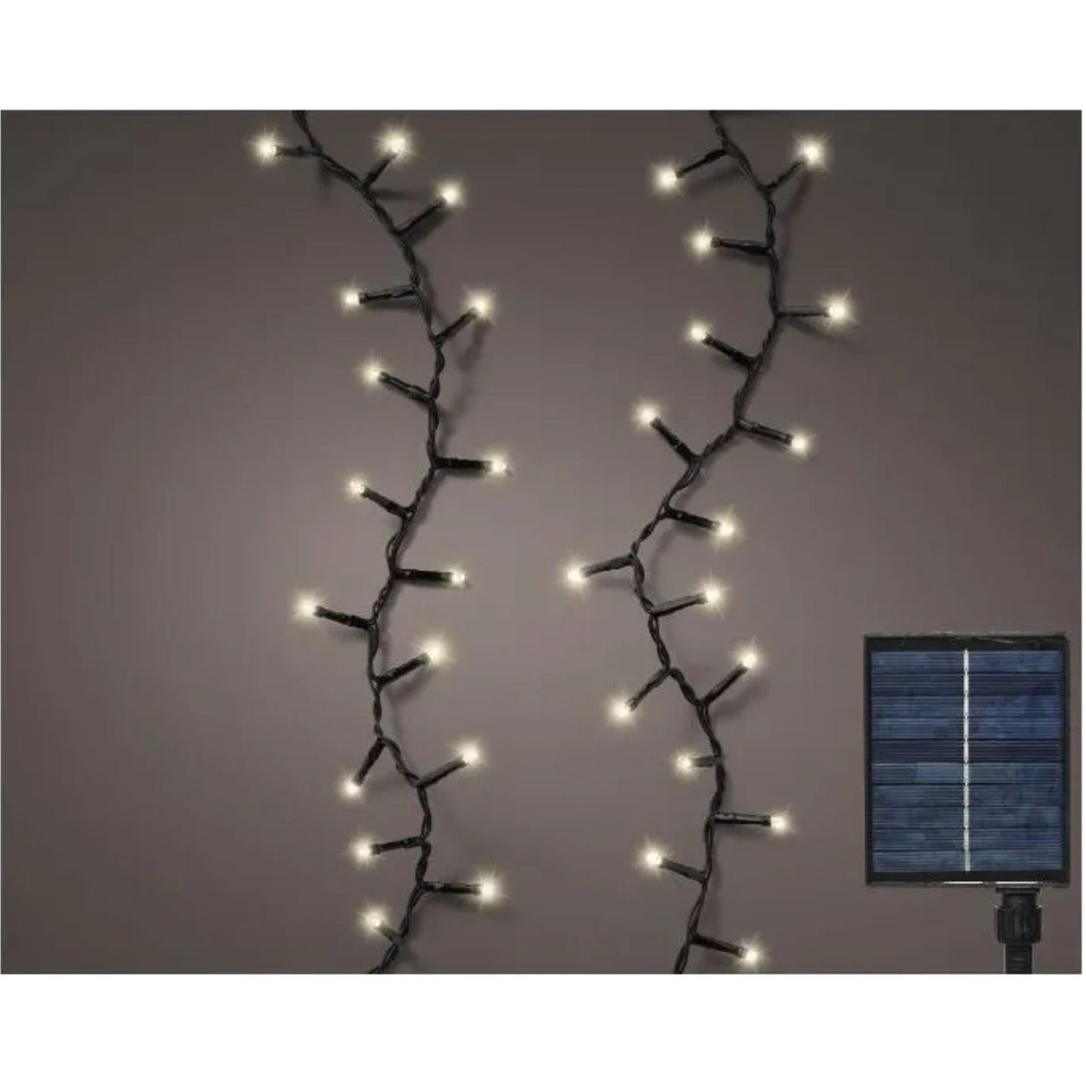 Lumineo 750 LED Warm White Solar Compact Twinkle Lights