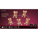 Lumineo 13cm Cool White LED Acrylic Mouse