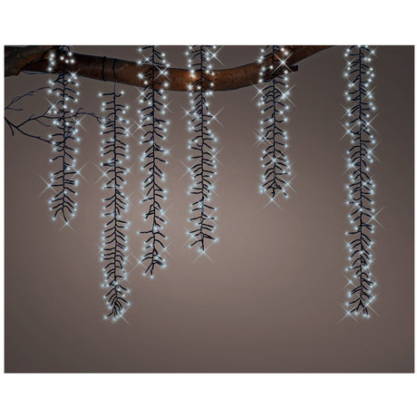 Lumineo 480 Cool White LED Cascade Outdoor Lights (2m)