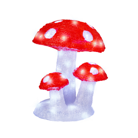 Lumineo 26cm Cool White LED Mushroom