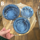 Koopman 4 Piece Serving Set with Bowls and Bamboo Board (Choice of 2)