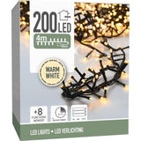 Koopman 200 Warm White LED Micro Cluster Lights (4m)