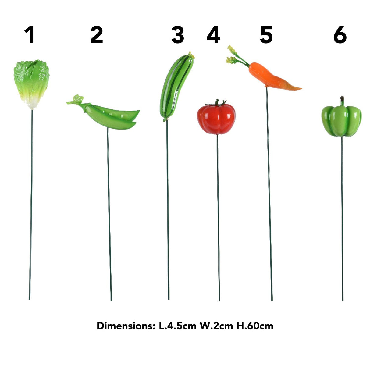 Decoris 60cm Garden Fruit Outdoor Pick (Choice of 6)