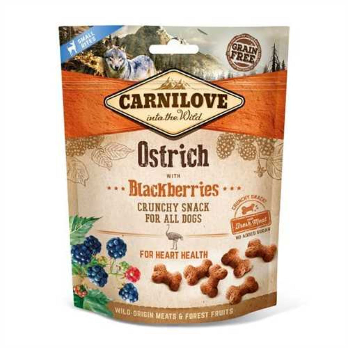 Carnilove 200g Crunchy Ostrich with blackberries Dog Treats
