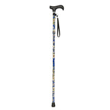 Charles Buyers Blue Morris Folding Walking Stick