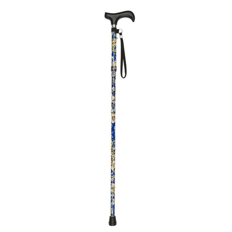Charles Buyers Blue Morris Folding Walking Stick