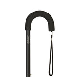 Charles Buyers Black Crook Handle Adjustable Stick