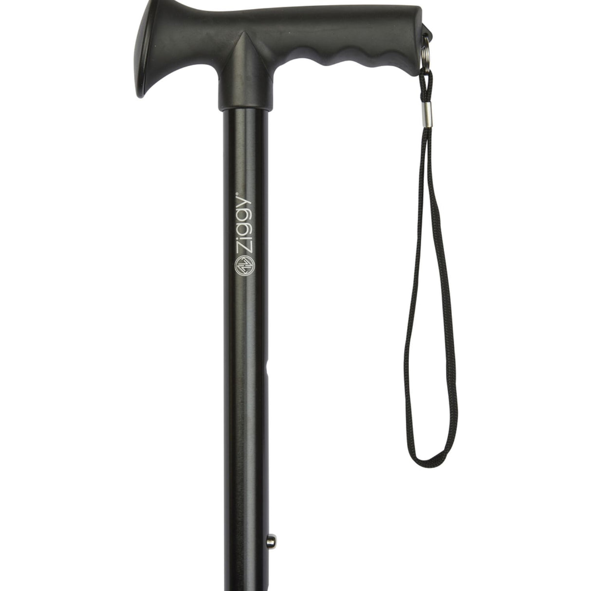 Charles Buyers Black Gel Grip Handle Adjustable Stick