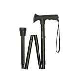 Charles Buyers Gel Handle Folding Stick- Black