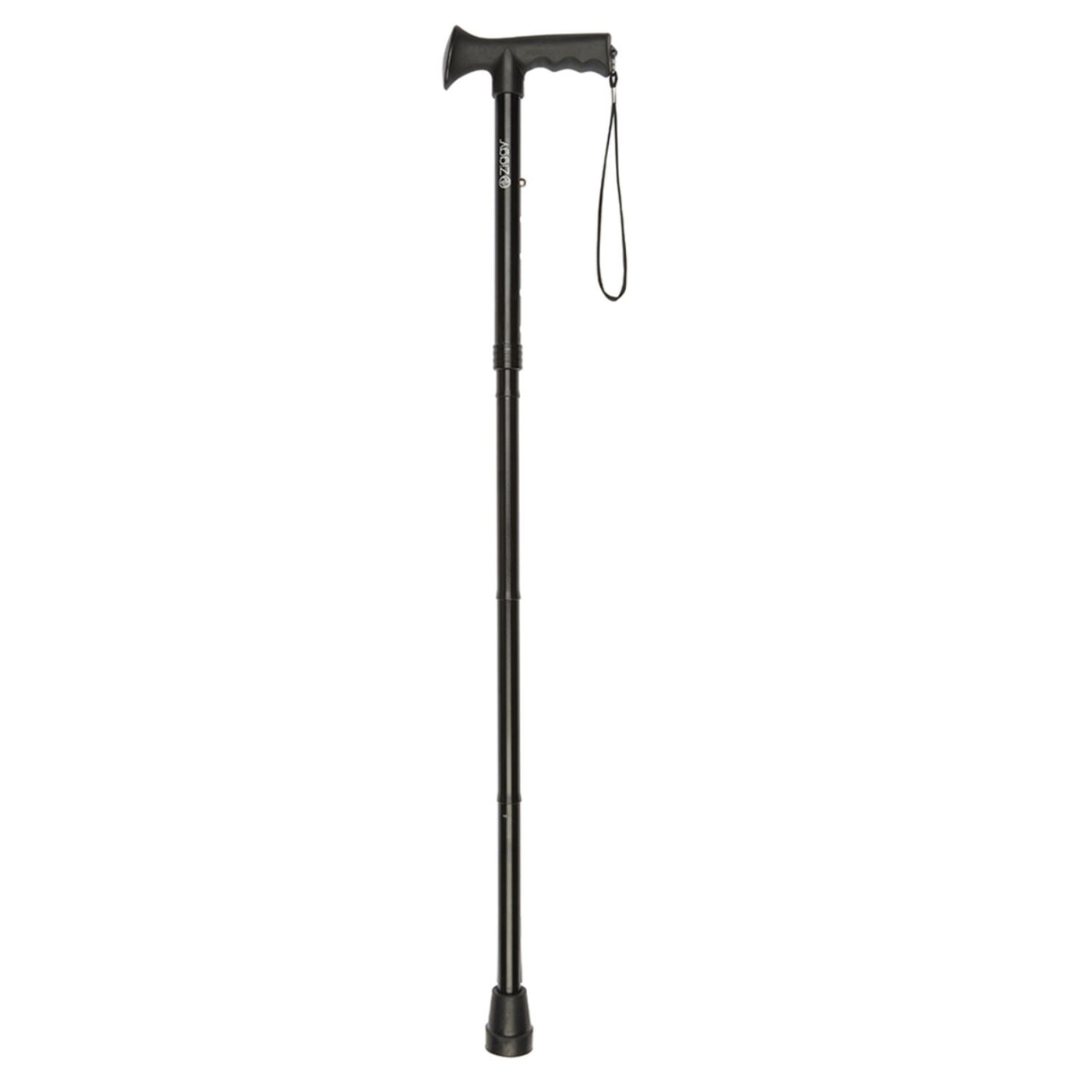 Charles Buyers Gel Handle Folding Stick- Black