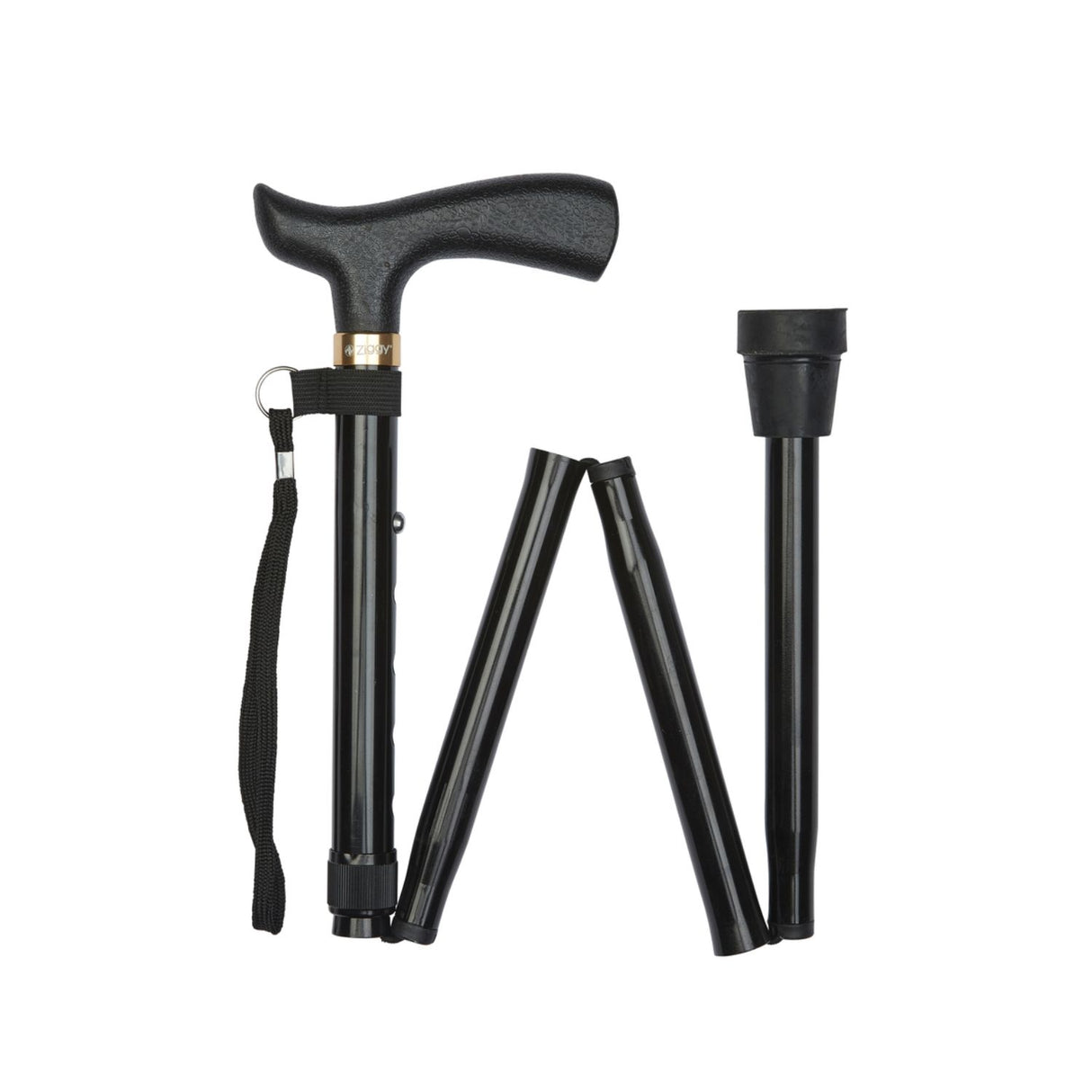 Charles Buyers Economy Black Folding Stick