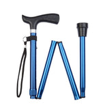 Charles Buyers Blue Folding Stick
