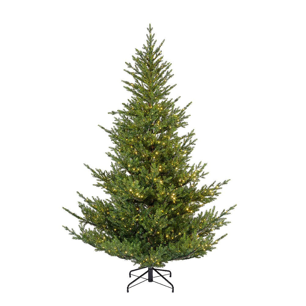 Everlands 2.1m (7ft) Norway Spruce Pre-Lit Artificial Christmas Tree