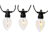 Lumineo 8 LED Flame Effect Garden Party Lights